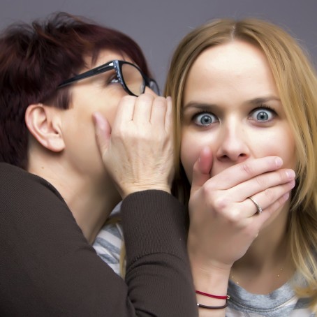 A Man Who Couldn’t Believe What She’s Hearing from a Friend